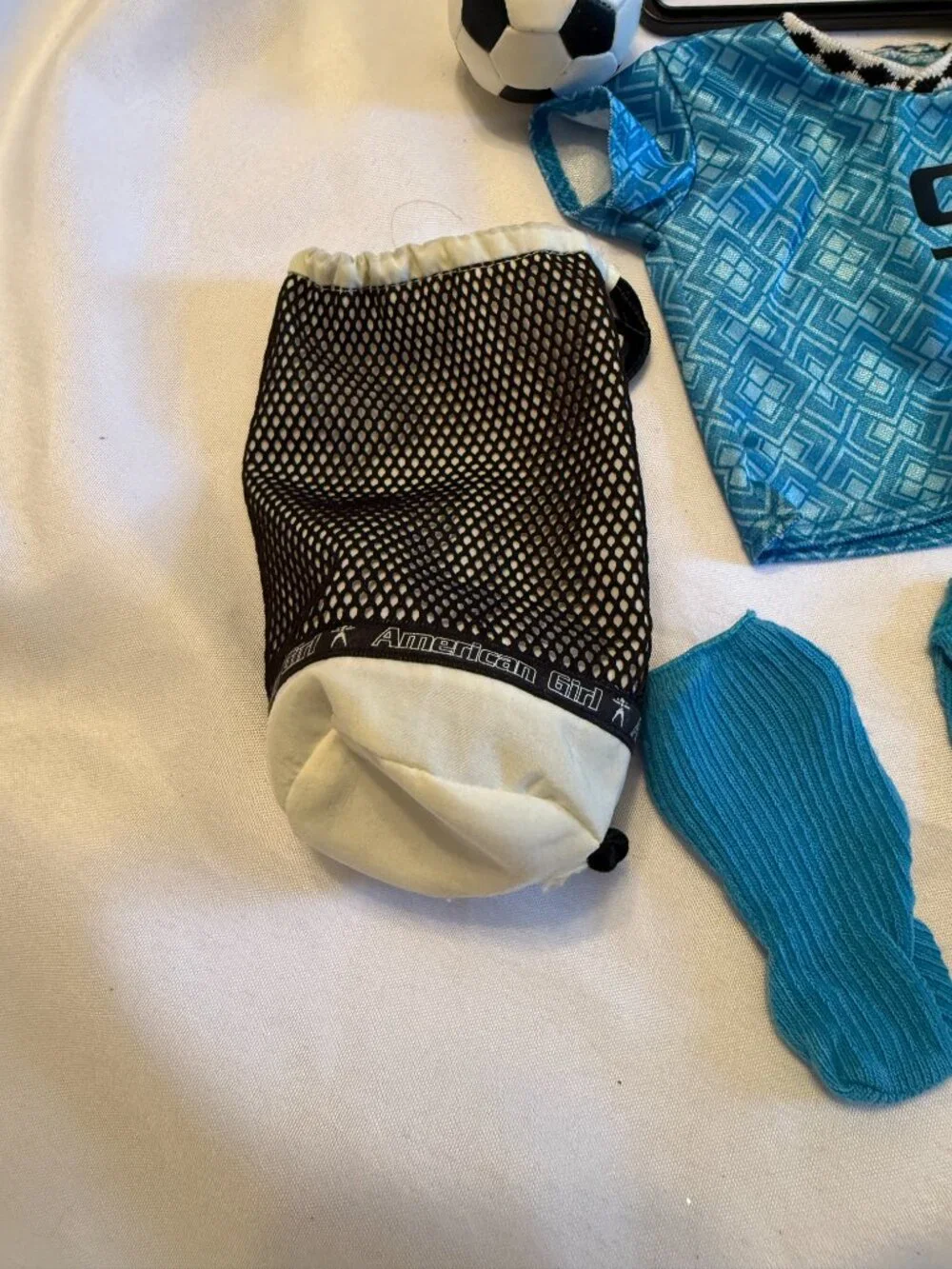 American Girl Doll complete Soccer Outfit (2004) Retired.